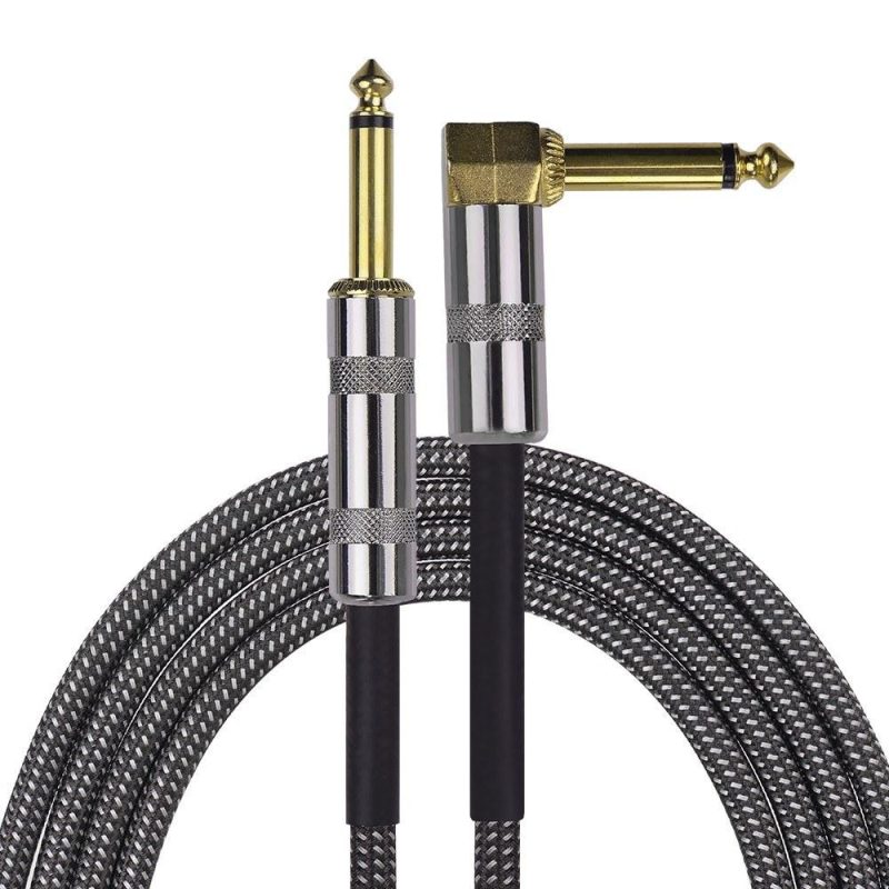 Strings and Accessories |   Musical Instrument Audio Guitar Cable Cord Gray Musical Instruments Gray