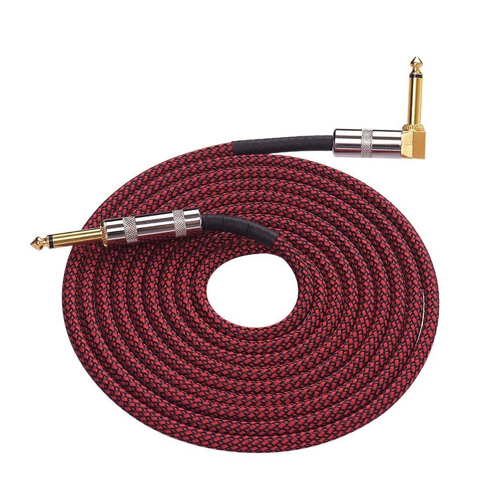 Strings and Accessories |   Musical Instrument Audio Guitar Cable Cord Red Musical Instruments Red