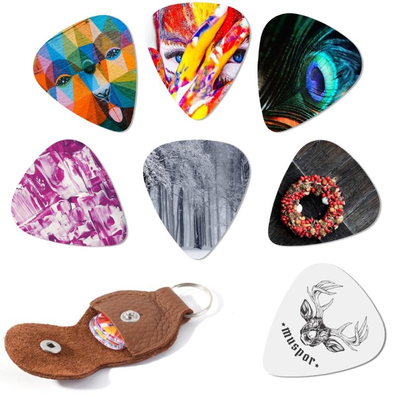 Strings and Accessories |   MX0299D 13pcs Celluloid Guitar Picks Musical Instruments Strings & Accessories