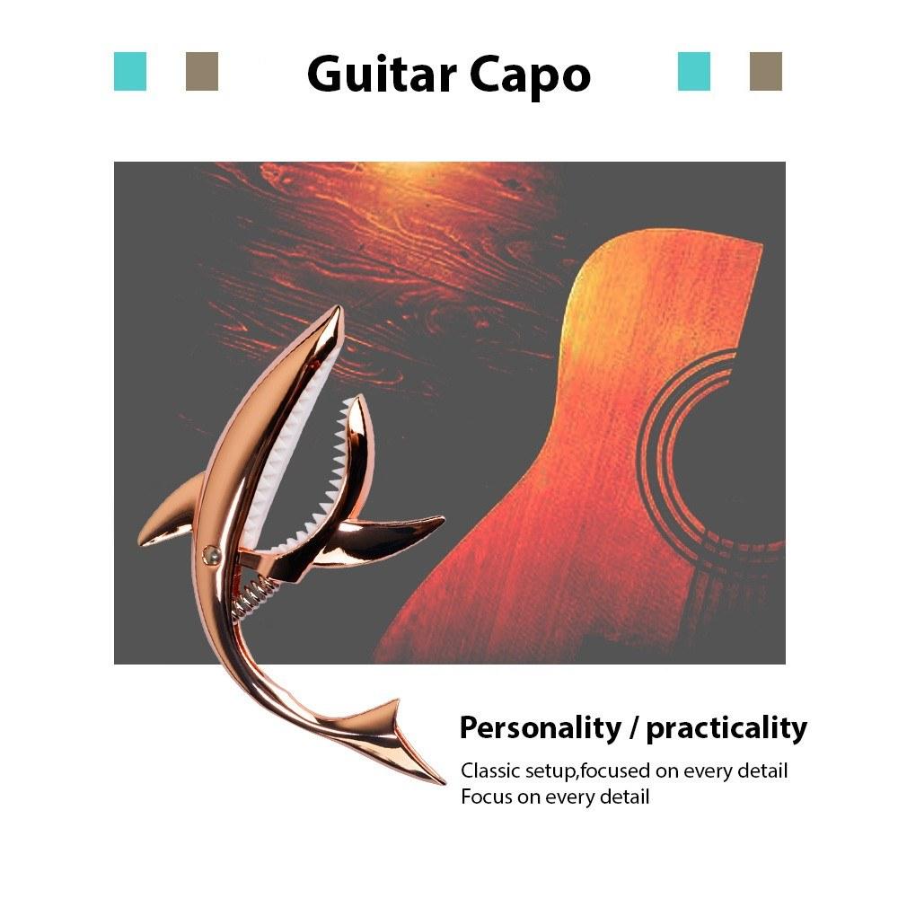 Strings and Accessories |   Professional Zinc Alloy Guitar Capo – Enhance Your Guitar Playing Experience Rose Gold Musical Instruments Rose Gold