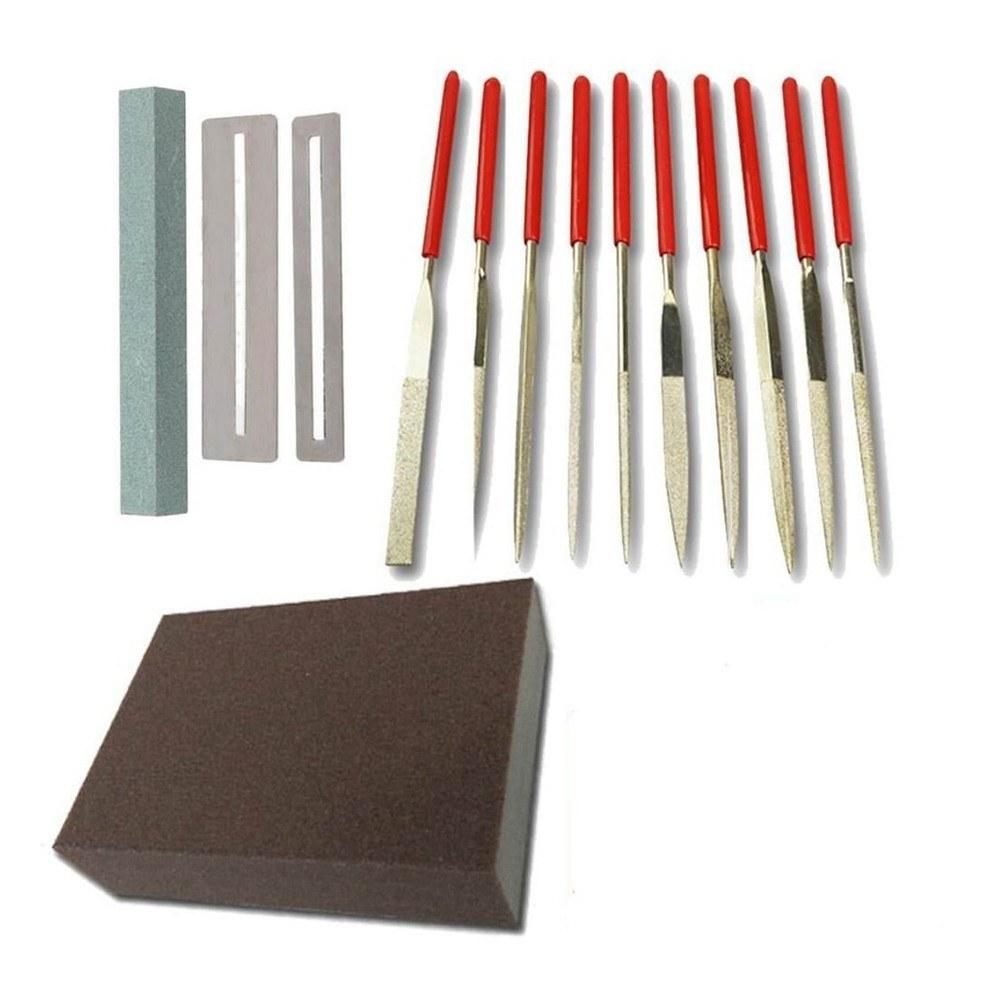 Strings and Accessories |   Stainless Steel Guitar Fret Polishing File Kit Musical Instruments Strings & Accessories