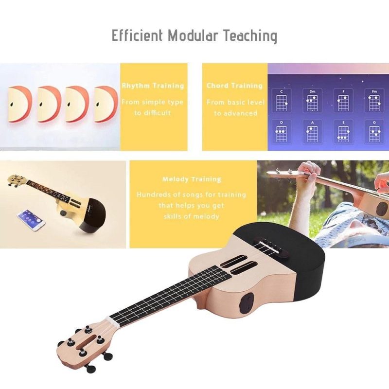 Strings and Accessories |   U1 23″ Smart Concert Ukulele Ukelele Uke Kit Wood Musical Instruments Strings & Accessories