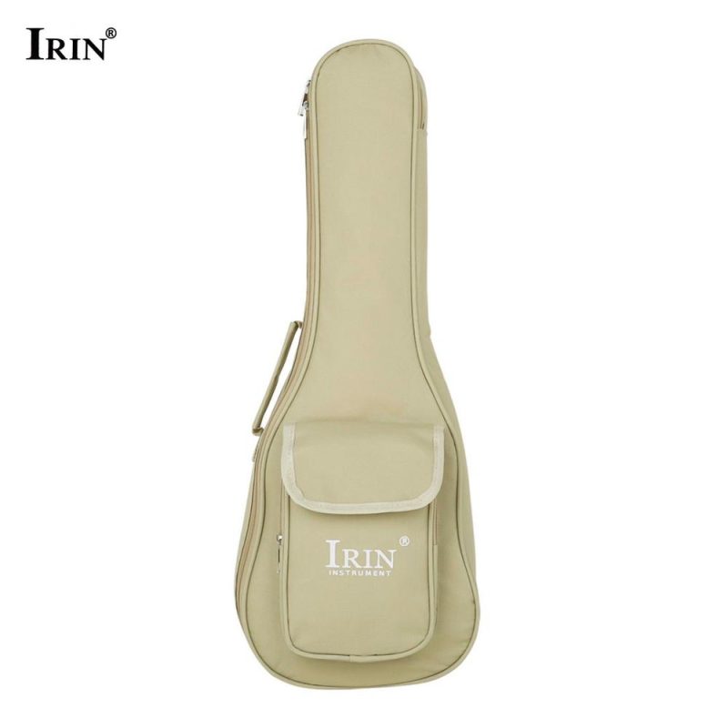 Strings and Accessories |   Ukulele Shoulders Bag Thickened Cotton Bag Waterproof Bag Padded Backpack for 24 Inch Ukulele Small Guitar Beige Musical Instruments Beige