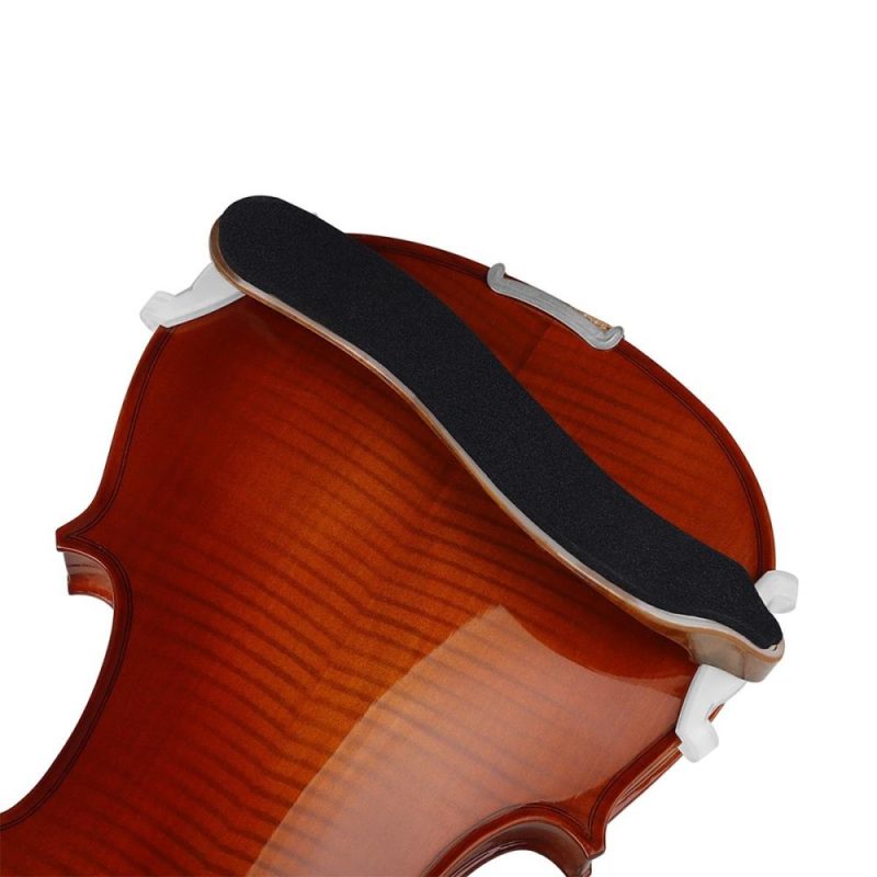 Strings and Accessories |   Violin Shoulder Rest for 4/4 and 3/4 Violins with Adjustable Feet Thick Foam Pad Suitable for Different Neck Lengths Red Musical Instruments Red