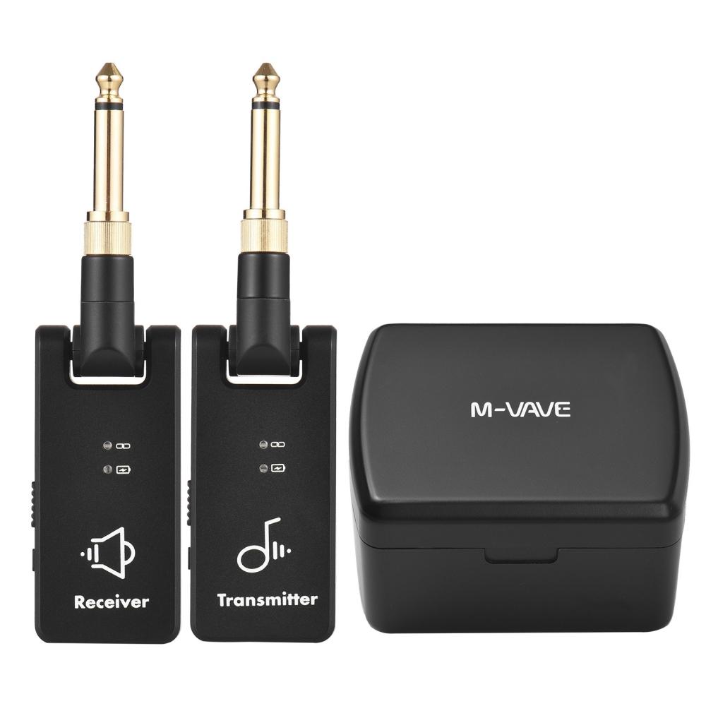 Strings and Accessories |   WP-8 Wireless Transmission System Electric Guitar Receiver & Transmitter Black Musical Instruments Black