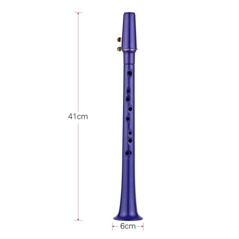 Woodwinds |   11-hole Mini Pocket Saxophone ABS Material Blue Musical Instruments Blue