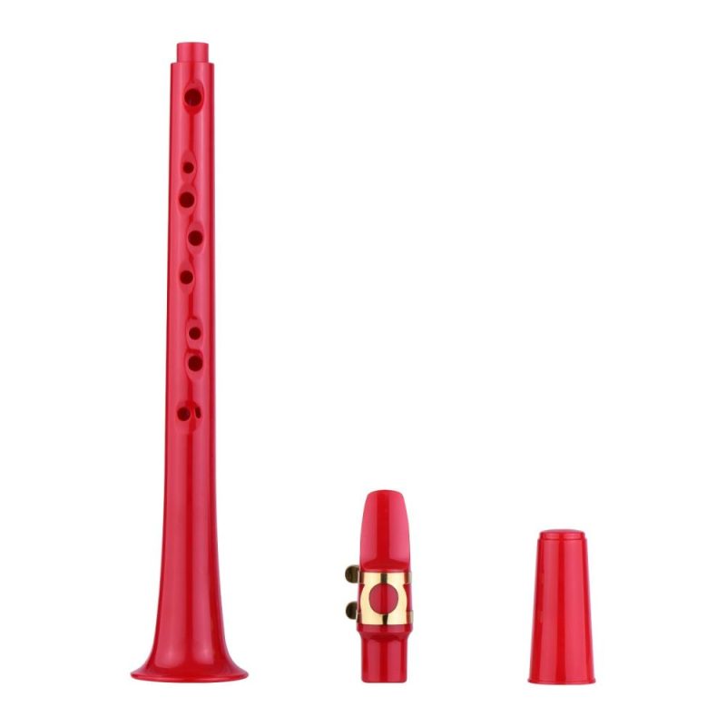 Woodwinds |   11-hole Mini Pocket Saxophone ABS Material Red Musical Instruments Red