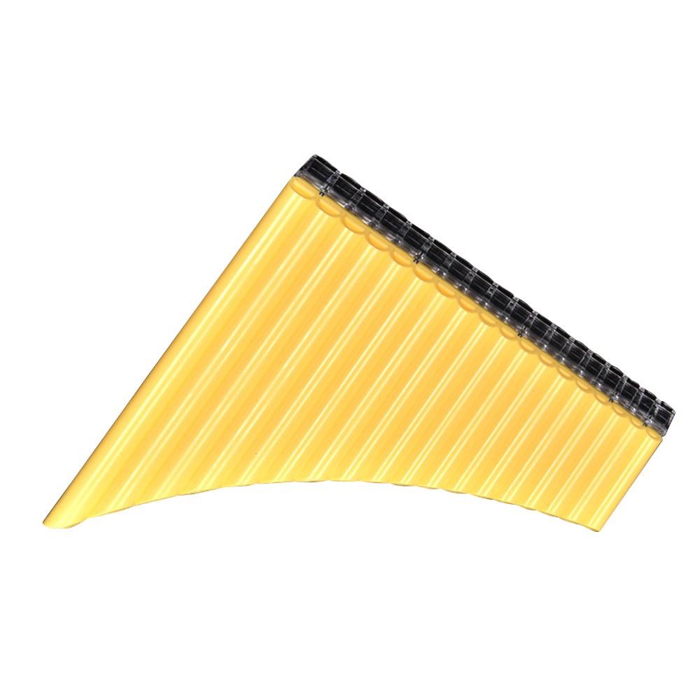 Woodwinds |   18 Pipe Pan Flute Panpipes C Key Pan Pipes with Mouthpiece for Beginners Students Yellow Musical Instruments Woodwinds