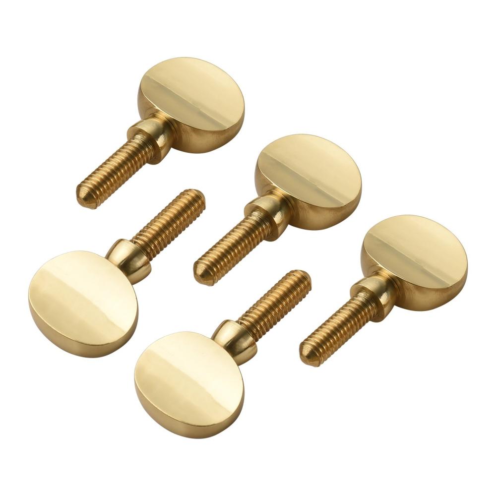 Woodwinds |   5pcs Brass Sax Neck Tightening Screws Saxophone Replacement Parts Copper Attachment Neck Receiver Tightening Attach Screw Universal for Soprano Alto Tenor Saxophone Gold Musical Instruments Gold