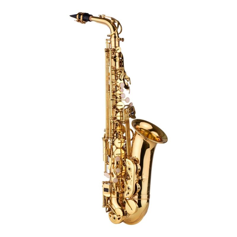 Woodwinds |   AS100 Eb Alto Saxophone Brass Lacquered Alto Sax Wind Instrument Gold Musical Instruments Gold