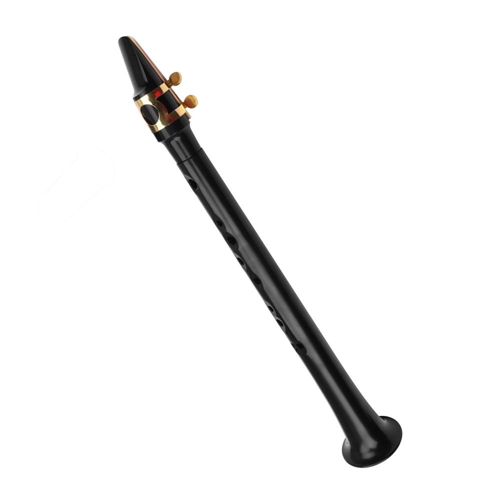 Woodwinds |   Black Pocket Sax Portable Mini Saxophone Key of C Little Plastic Saxophone Black Musical Instruments Black