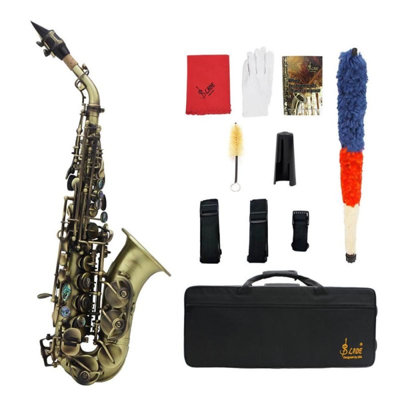 Woodwinds |   Bronze Bb Soprano Saxophone – Perfect for Jazz and Classical Genres Bronze Musical Instruments Bronze