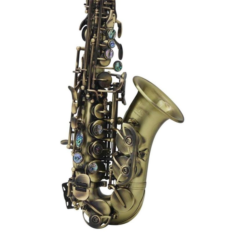 Woodwinds |   Bronze Bb Soprano Saxophone – Perfect for Jazz and Classical Genres Bronze Musical Instruments Bronze