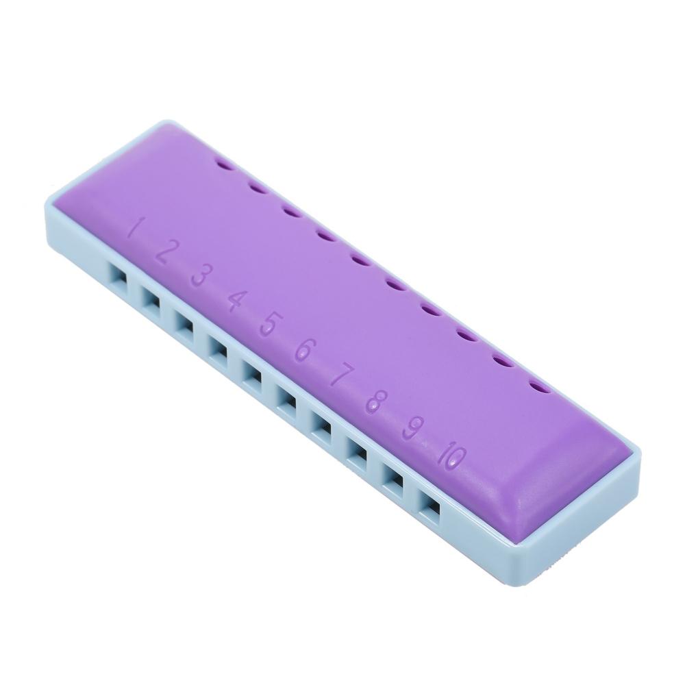 Woodwinds |   Harmonica Diatonic Blues Harmonica  10 Holes Blues Harp Mouth Organ Harmonica Purple Musical Instruments Purple