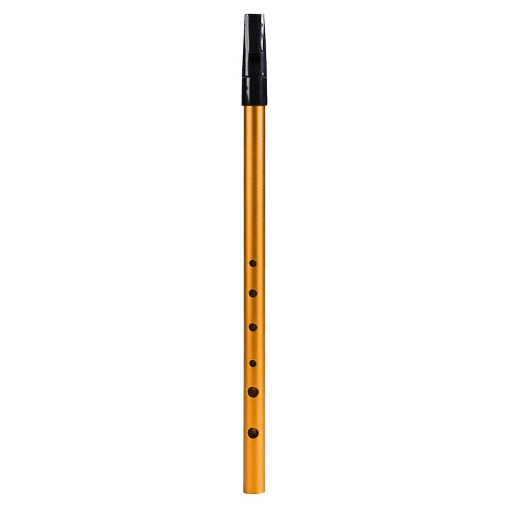 Woodwinds |   Irish Whistle C Key 6-hole Key of C 6 Holes Flute Penny Whistle Tin Whistle Gold Musical Instruments Gold