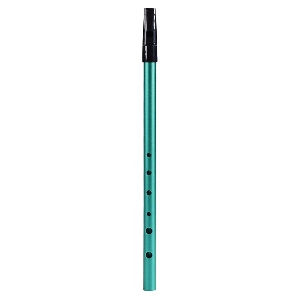 Woodwinds |   Irish Whistle C Key 6-hole Key of C 6 Holes Flute Penny Whistle Tin Whistle Green Musical Instruments Green