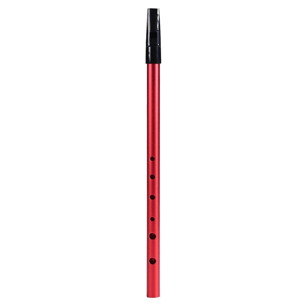 Woodwinds |   Irish Whistle C Key 6-hole Key of C 6 Holes Flute Penny Whistle Tin Whistle Red Musical Instruments Red