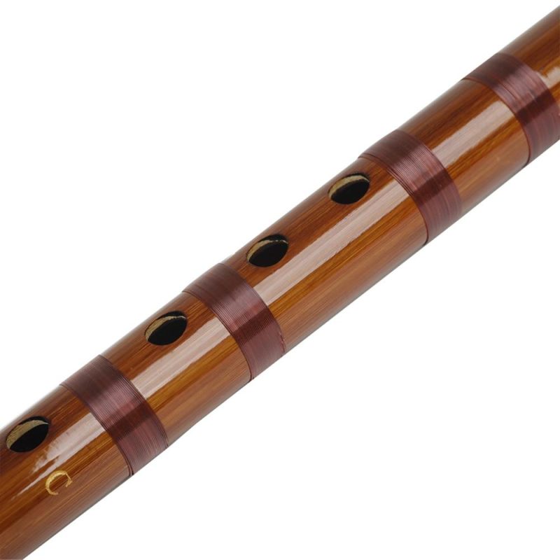 Woodwinds |   Key of C Flute Bitter Bamboo Dizi Traditional Chinese Handmade Woodwind Instrument Musical Instruments Woodwinds