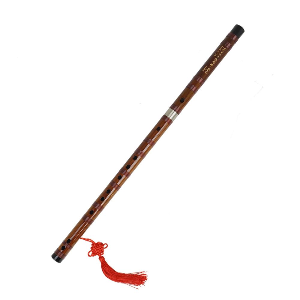 Woodwinds |   Key of F Flute Bitter Bamboo Dizi Traditional Chinese Handmade Woodwind Instrument with Storage Bag Chinese Knot for Children Adults Beginners Musical Instruments Woodwinds