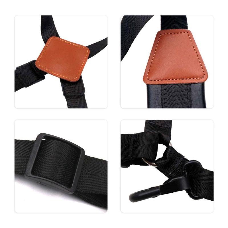 Woodwinds |   Saxophone Strap Sax Shoulder Strap Adjustable Padded Leather Strap for Soprano Alto Baritone Saxophone Musical Instruments Woodwinds