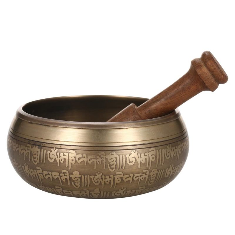 Drums & Percussion |   Tibetan Singing Bowl Handmade Buddha Tibet Struck Bowl Drums & Percussion Drums & Percussion