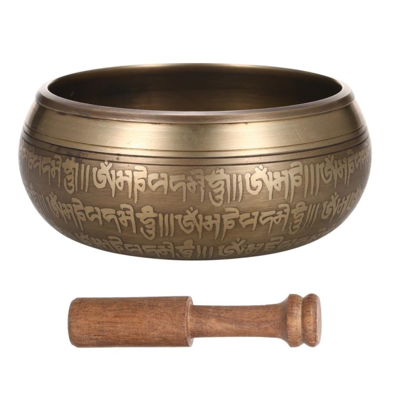 Drums & Percussion |   Tibetan Singing Bowl Handmade Buddha Tibet Struck Bowl Drums & Percussion Drums & Percussion