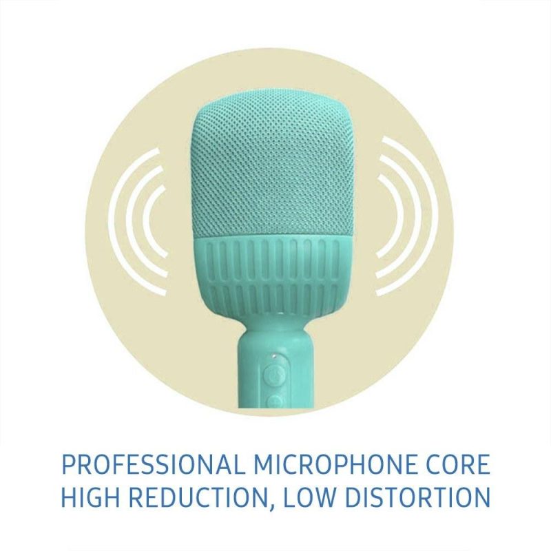 Pro Audio Equipment |   Wireless BT Karaoke Microphone HIFI Speaker Blue Musical Instruments Blue