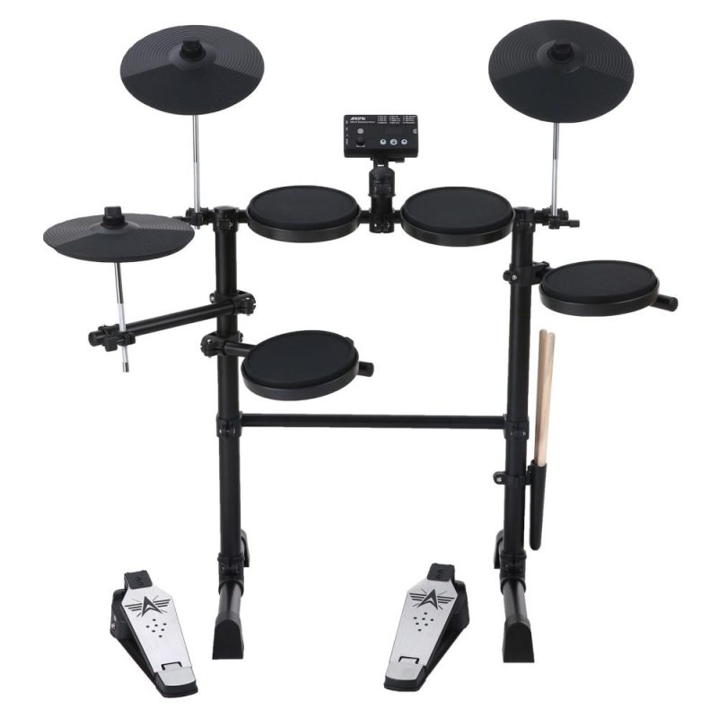 Drums & Percussion |   Electric Drum Set 8 Piece Electronic Drum Kit for Adult Beginner Drums & Percussion Drums & Percussion