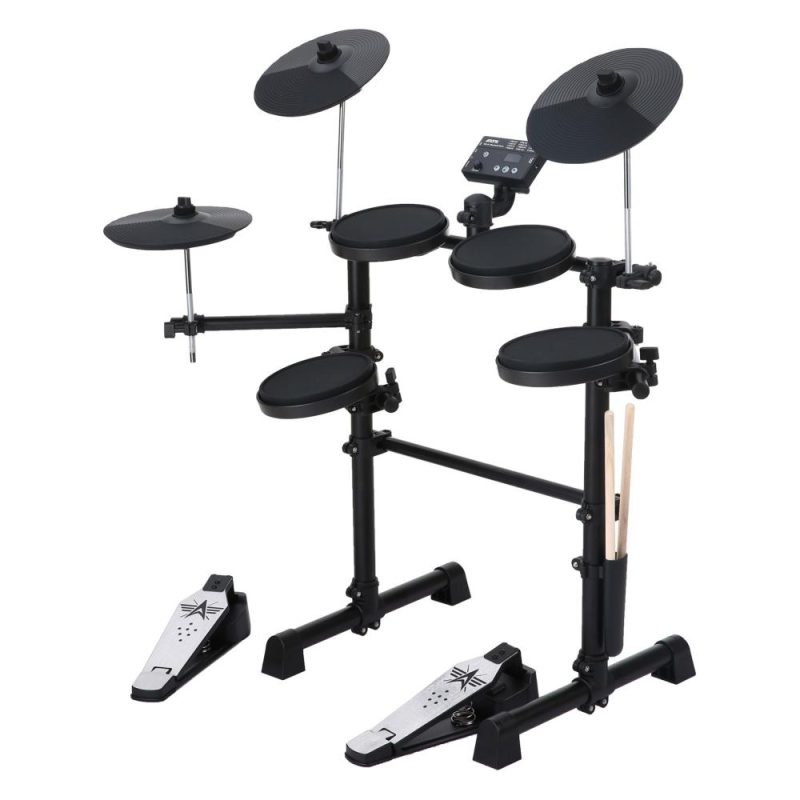 Drums & Percussion |   Electric Drum Set 8 Piece Electronic Drum Kit for Adult Beginner Drums & Percussion Drums & Percussion