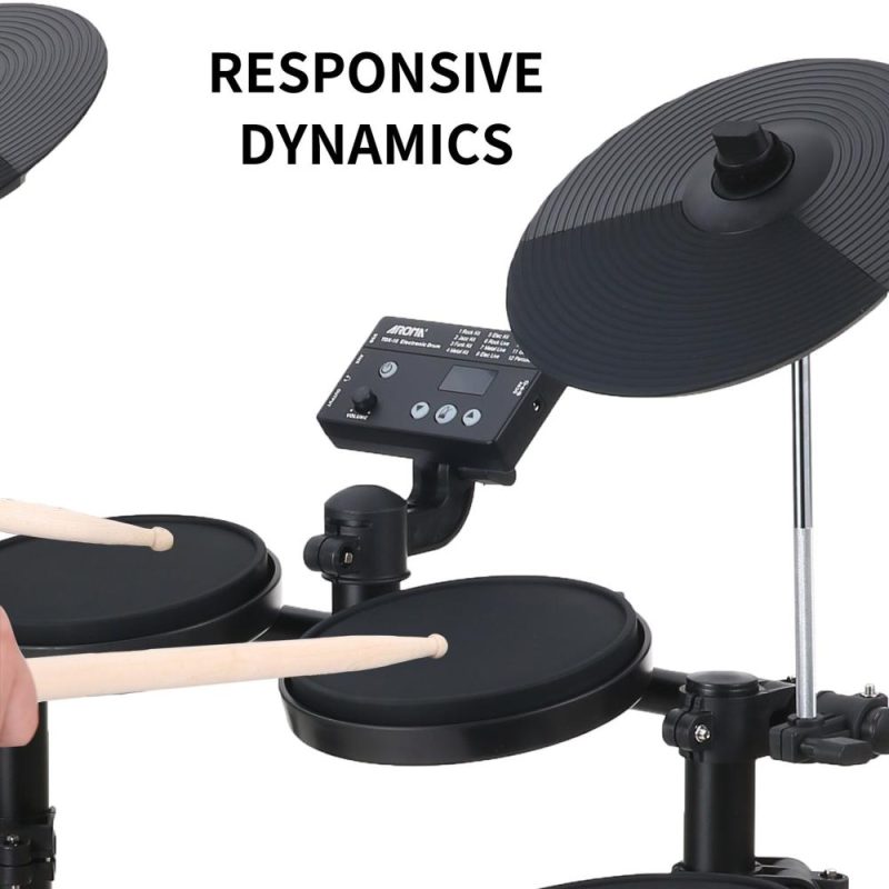 Drums & Percussion |   Electric Drum Set 8 Piece Electronic Drum Kit for Adult Beginner Drums & Percussion Drums & Percussion