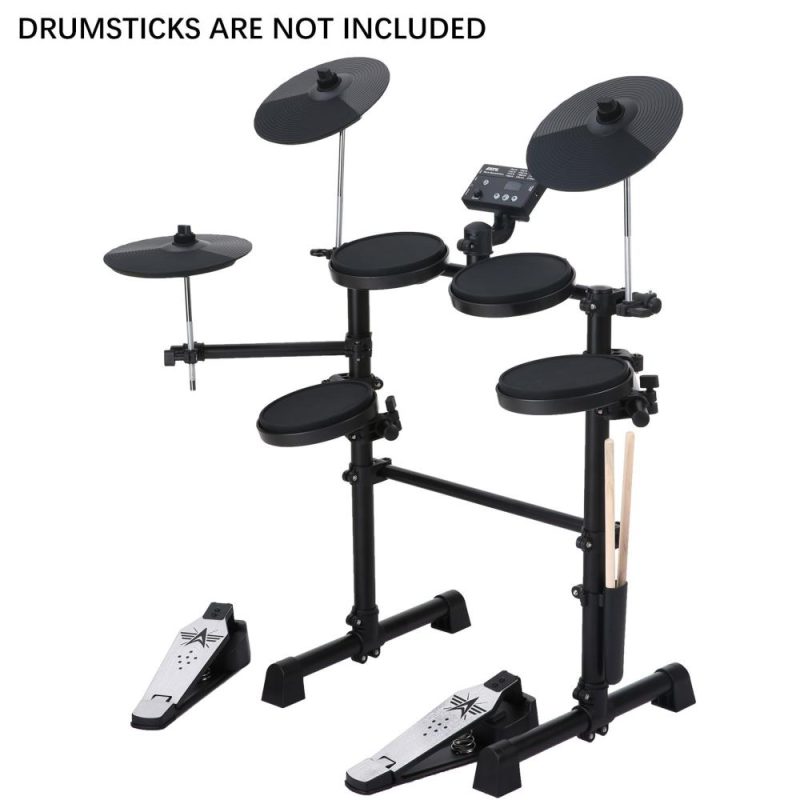 Drums & Percussion |   Electric Drum Set 8 Piece Electronic Drum Kit for Adult Beginner Drums & Percussion Drums & Percussion