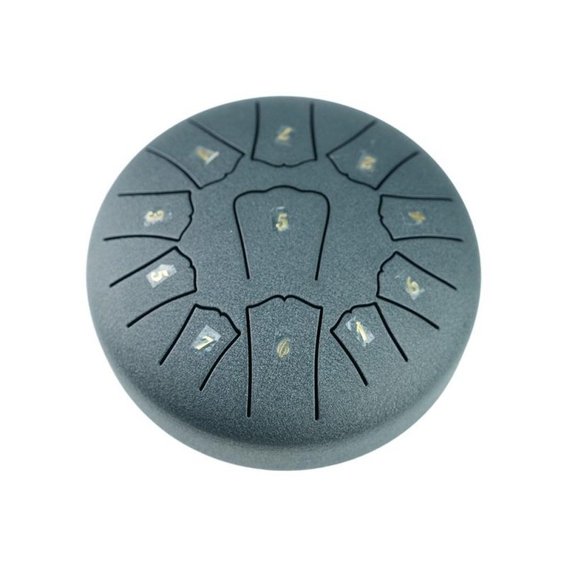 Drums & Percussion |   Steel Tongue Drum 6 Inch 11 Notes D Key Percussion Instrument Portable Balmy Drum with Drum Mallets Dark Blue Drums & Percussion Dark Blue