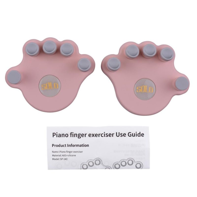 Keyboards & Pianos |   SP-140 Piano Finger Trainers Fingers Strength Training Tools Finger Correctors for Piano Beginners, 1 Pair/Pack Pink Keyboards & Pianos Keyboards & Pianos