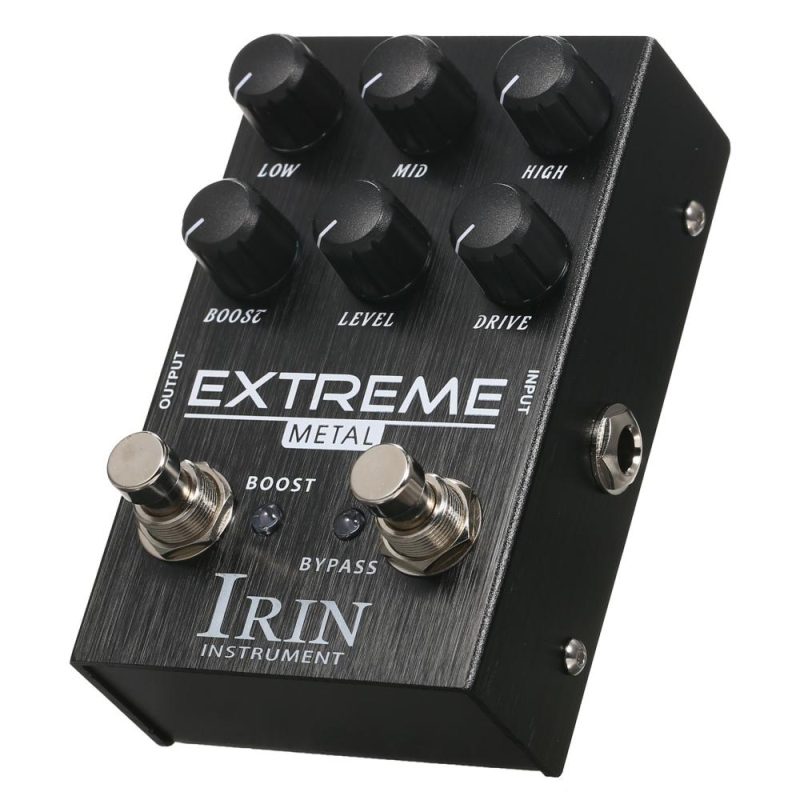 Musical Effects |   Distortion Guitar Effect Pedal for Electric Guitar – EXTREME Black Musical Effects Black