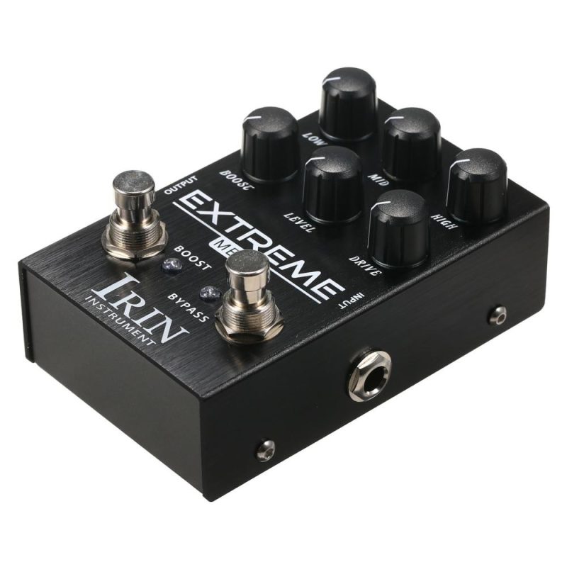 Musical Effects |   Distortion Guitar Effect Pedal for Electric Guitar – EXTREME Black Musical Effects Black