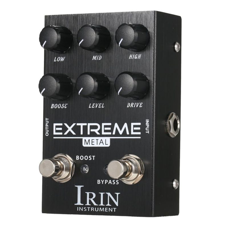 Musical Effects |   Distortion Guitar Effect Pedal for Electric Guitar – EXTREME Black Musical Effects Black