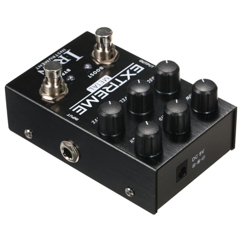 Musical Effects |   Distortion Guitar Effect Pedal for Electric Guitar – EXTREME Black Musical Effects Black