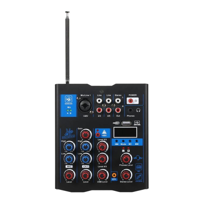 Musical Effects |   Professional Audio Mixer With Dual Wireless Microphone, Musical Effects Musical Effects