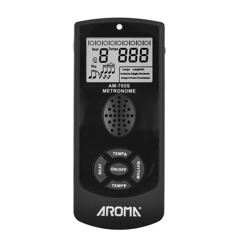 Musical Effects |   2.2-inch LCD Universal Electronic Metronome Electronic Digital Metronome Black Musical Effects Black