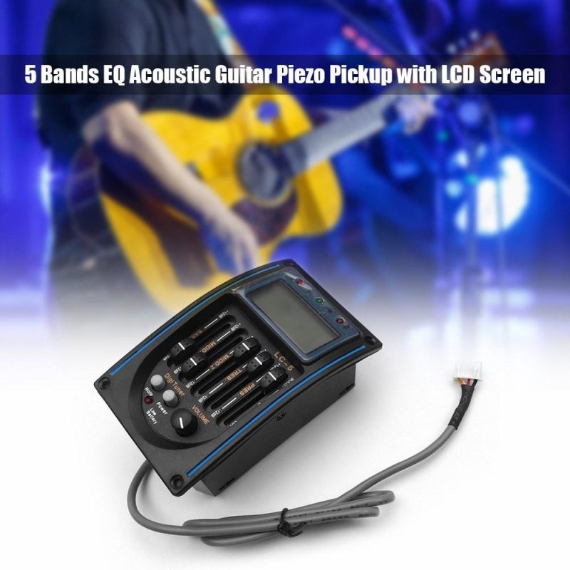 Musical Effects |   Electric Box Guitar Pickup Black Musical Effects Black