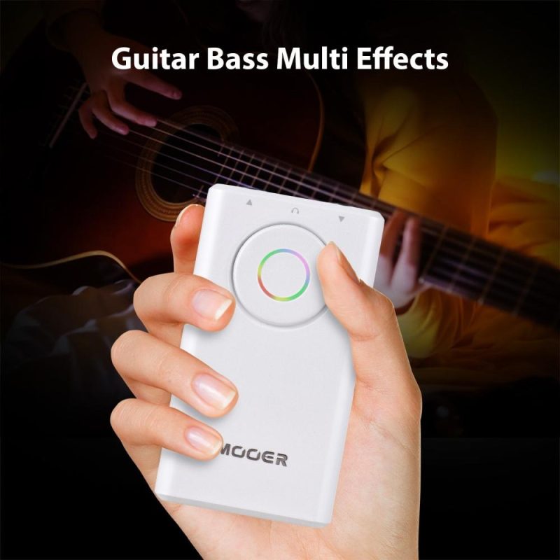 Musical Effects |   Guitar Bass Multi Effects Processor Guitar Integrated Pedal White Musical Effects Musical Effects