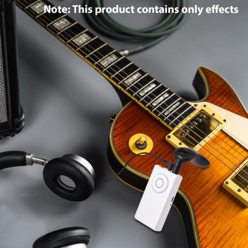 Musical Effects |   Guitar Bass Multi Effects Processor Guitar Integrated Pedal White Musical Effects Musical Effects