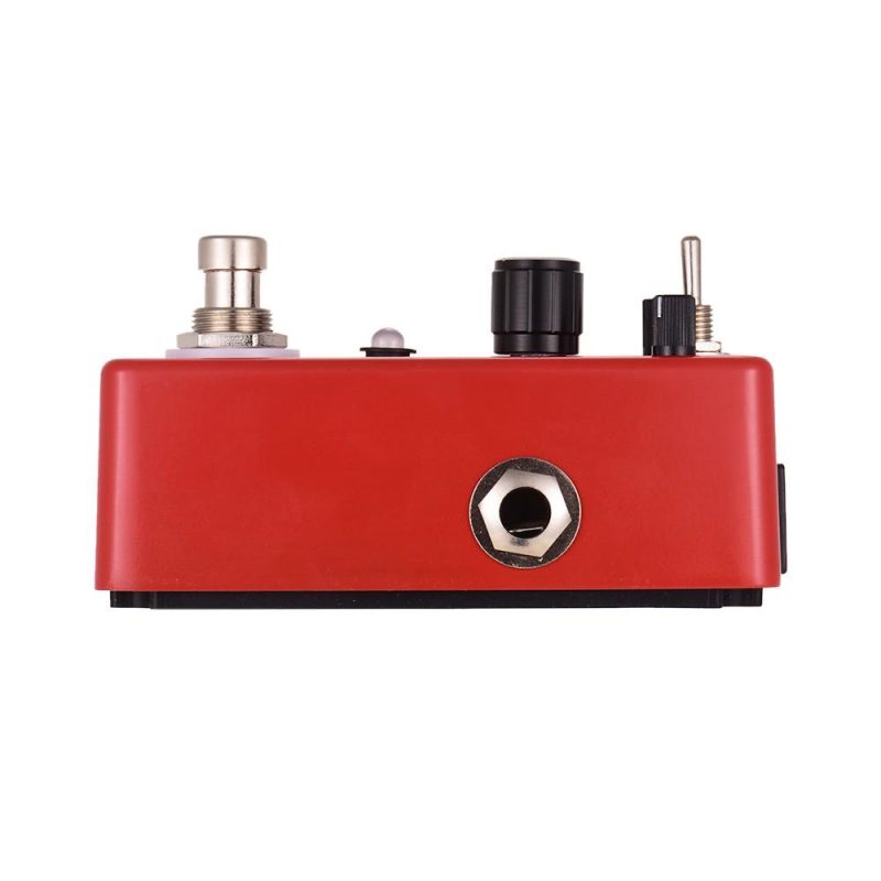 Musical Effects |   HOLY WAR Analog Heavy Metal Distortion Guitar Effect Pedal 3 Working Mode Aluminum Alloy Shell True Bypass Red Musical Effects Musical Effects