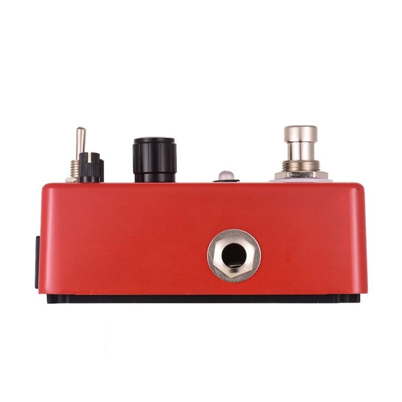 Musical Effects |   HOLY WAR Analog Heavy Metal Distortion Guitar Effect Pedal 3 Working Mode Aluminum Alloy Shell True Bypass Red Musical Effects Musical Effects