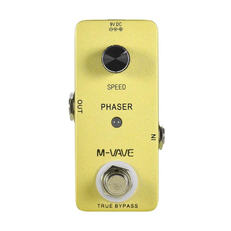 Musical Effects |   PHASER Analog Phase Guitar Effect Pedal Yellow Musical Effects Musical Effects