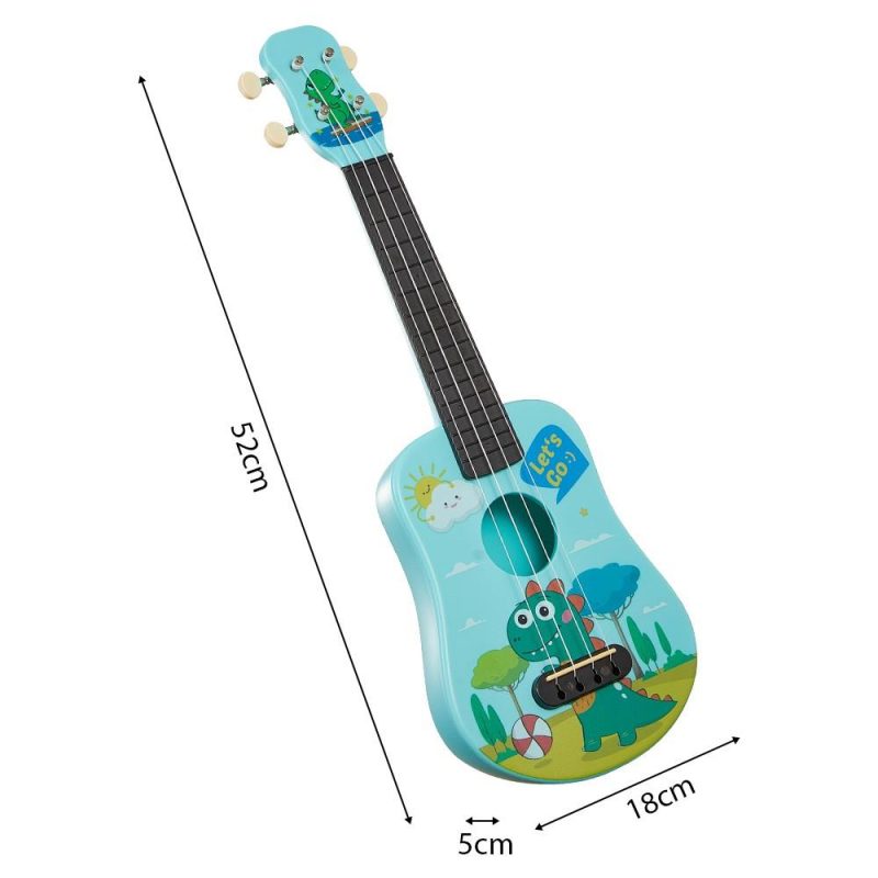 Strings and Accessories |   21-inch Ukulele Starter Kit / Eco-Friendly with Vibrant Design / Perfect Gift for Beginners Green Musical Instruments Green