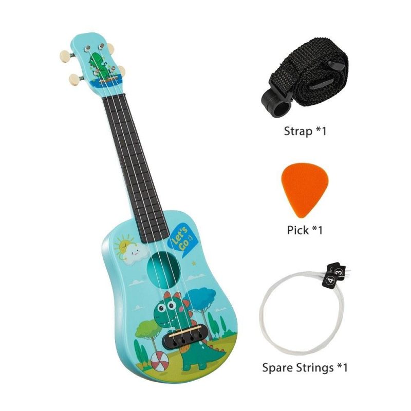 Strings and Accessories |   21-inch Ukulele Starter Kit / Eco-Friendly with Vibrant Design / Perfect Gift for Beginners Green Musical Instruments Green