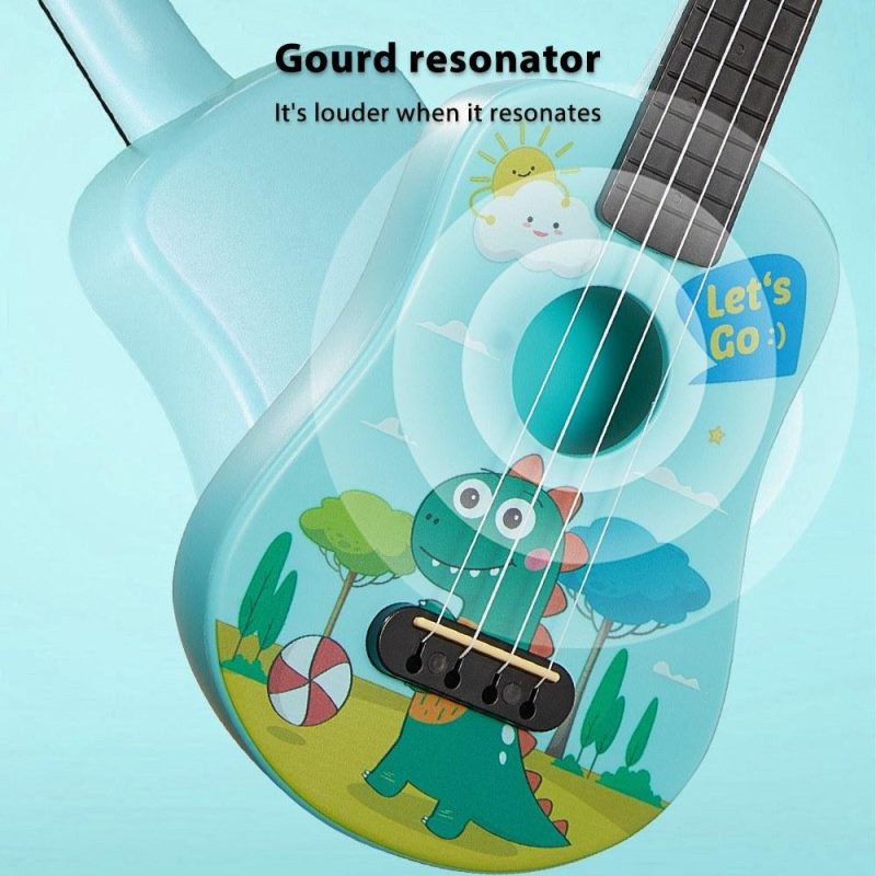 Strings and Accessories |   21-inch Ukulele Starter Kit / Eco-Friendly with Vibrant Design / Perfect Gift for Beginners Green Musical Instruments Green