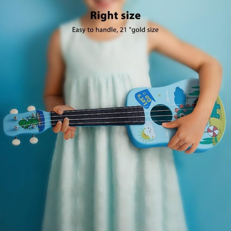 Strings and Accessories |   21-inch Ukulele Starter Kit / Eco-Friendly with Vibrant Design / Perfect Gift for Beginners Green Musical Instruments Green