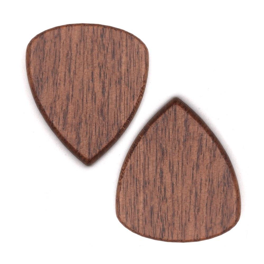 Strings and Accessories |   2pcs Wood Guitar Picks Plectrum Natural Grains Musical Instruments Natural Grains